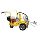 Máquina pinta rayas TDK HOPPER-F1 con motor Husky 6.5 HP, vista lateral.