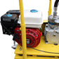 Máquina pinta rayas TDK HOPPER-F1 con motor Husky 6.5 HP, detalle del motor.