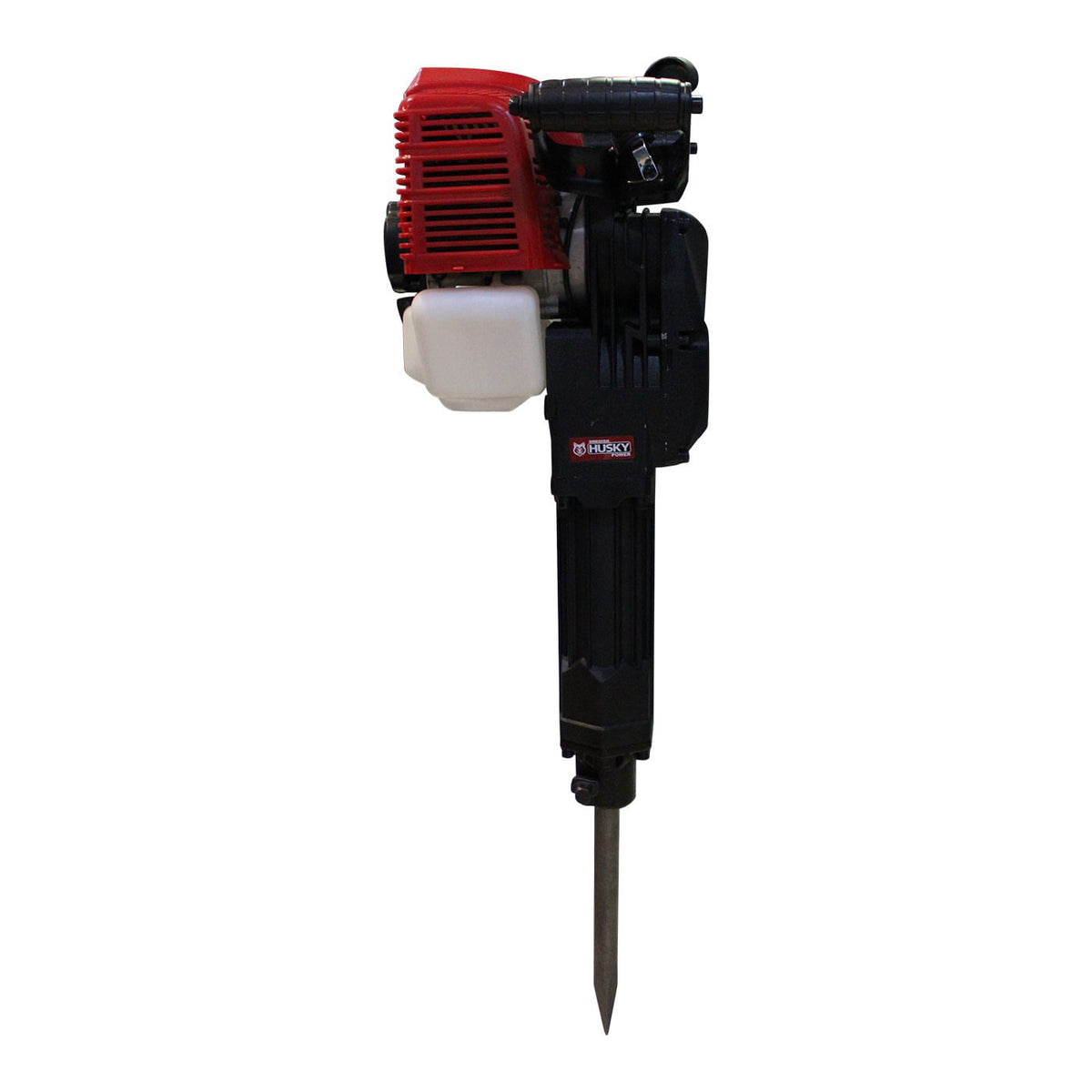 Martillo demoledor Husky Power HKMD4500 de 3 HP y 45 J, vista lateral.