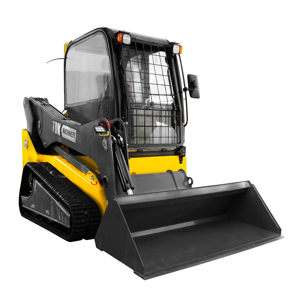 Minicargador sobre orugas TDK S860, vista principal.