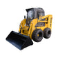 Minicargador sobre ruedas TDK MG1100, vista frontal.
