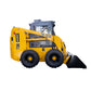 Minicargador sobre ruedas TDK MG1100, vista lateral.