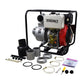 Motobomba diésel Husky Power HKBD4010A de 4 x 4 pulgadas, kit completo.