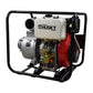 Motobomba diésel Husky Power HKBD4010A de 4 x 4 pulgadas, vista principal.