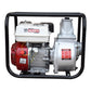 Motobomba Husky Power RLB3365 de 3 x 3 pulgadas y 6.5 HP, vista frontal.