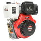 Motor diésel Husky Power HKD100 de 10 HP, vista principal.
