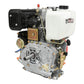 Motor diésel Husky Power HKD100 de 10 HP, vista lateral.