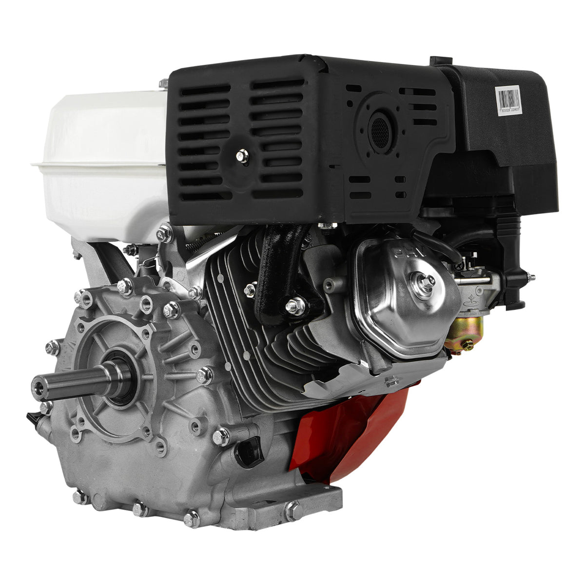 Motor a gasolina Husky Power RLM1600 de 16 HP, vista lateral.