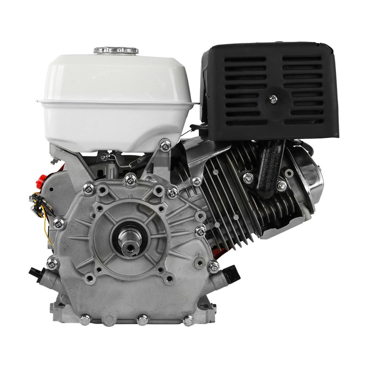Motor a gasolina Husky Power RLM1600 de 16 HP, vista lateral opuesta.