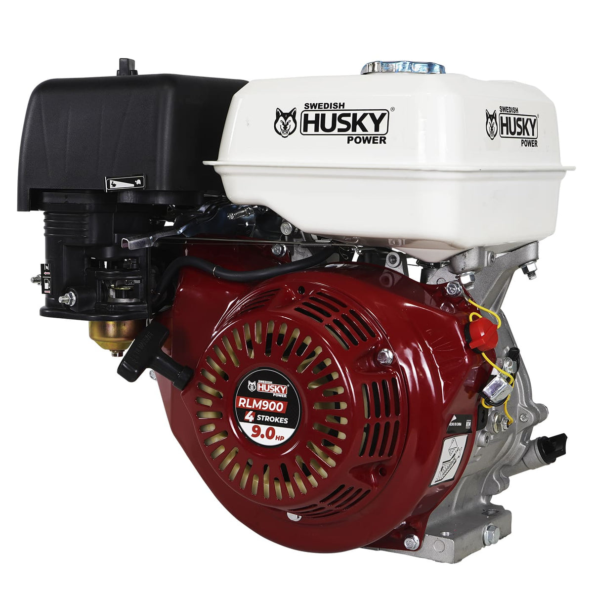 Motor a gasolina Husky Power RLM900 de 9 HP, vista principal.