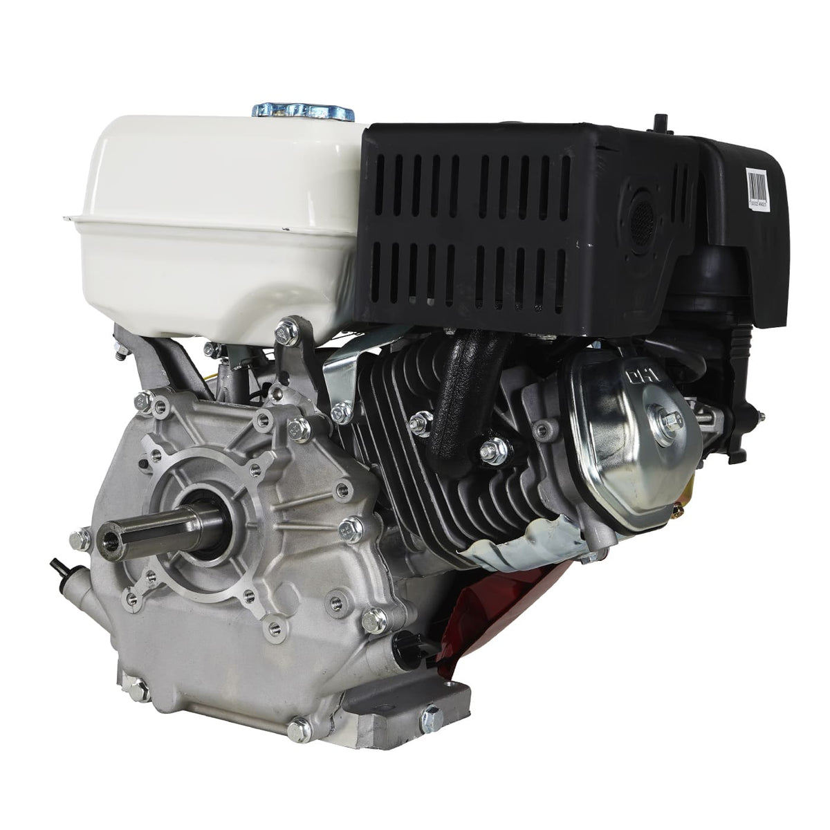 Motor a gasolina Husky Power RLM900 de 9 HP, vista lateral.
