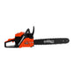 Motosierra Husky Power HKM5220 de 52 cc con barra de 20 pulgadas, vista lateral.