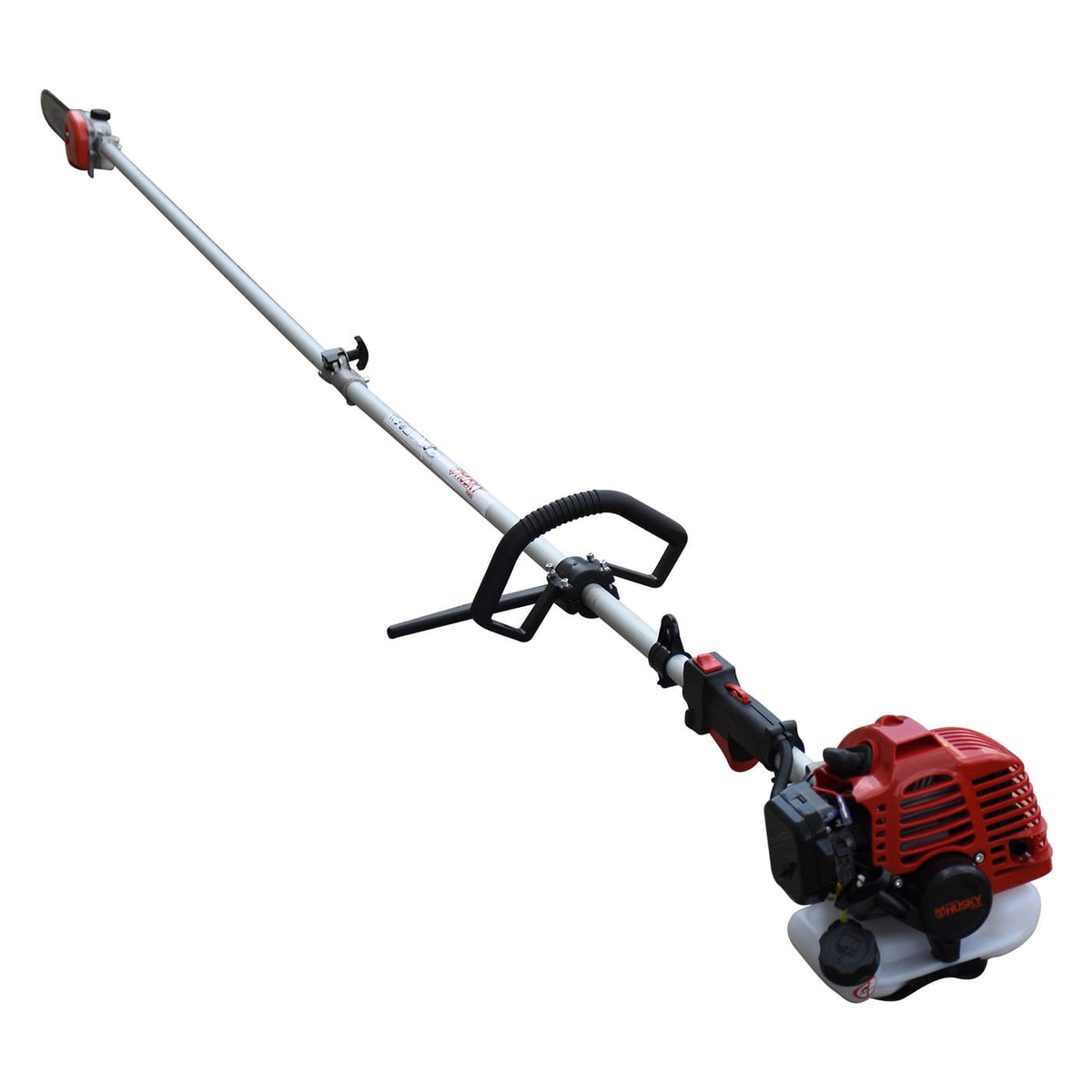Motosierra telescópica Husky Power HKMT2600 de 26 cc con barra de 12 pulgadas, equipo completo.