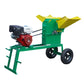 Picadora de forraje Rayken RKP3000B-HSK13 con motor Husky de 13 HP, vista en tres cuartos opuesta.
