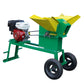 Picadora de forraje Rayken RKP3000B-HSK13 con motor Husky de 13 HP, vista lateral opuesta.