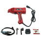 Pistola soldadora Swedish Husky Power STINGRED 110 V 120 A, vista principal con accesorios.