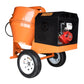 Revolvedora Husky Power HKRB1-HSK16 de 1 saco con motor 16 HP, vista en tres cuartos.