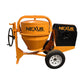Revolvedora de concreto Nexus NEXHSK9 de 1 saco con motor Husky 9 HP, vista lateral.
