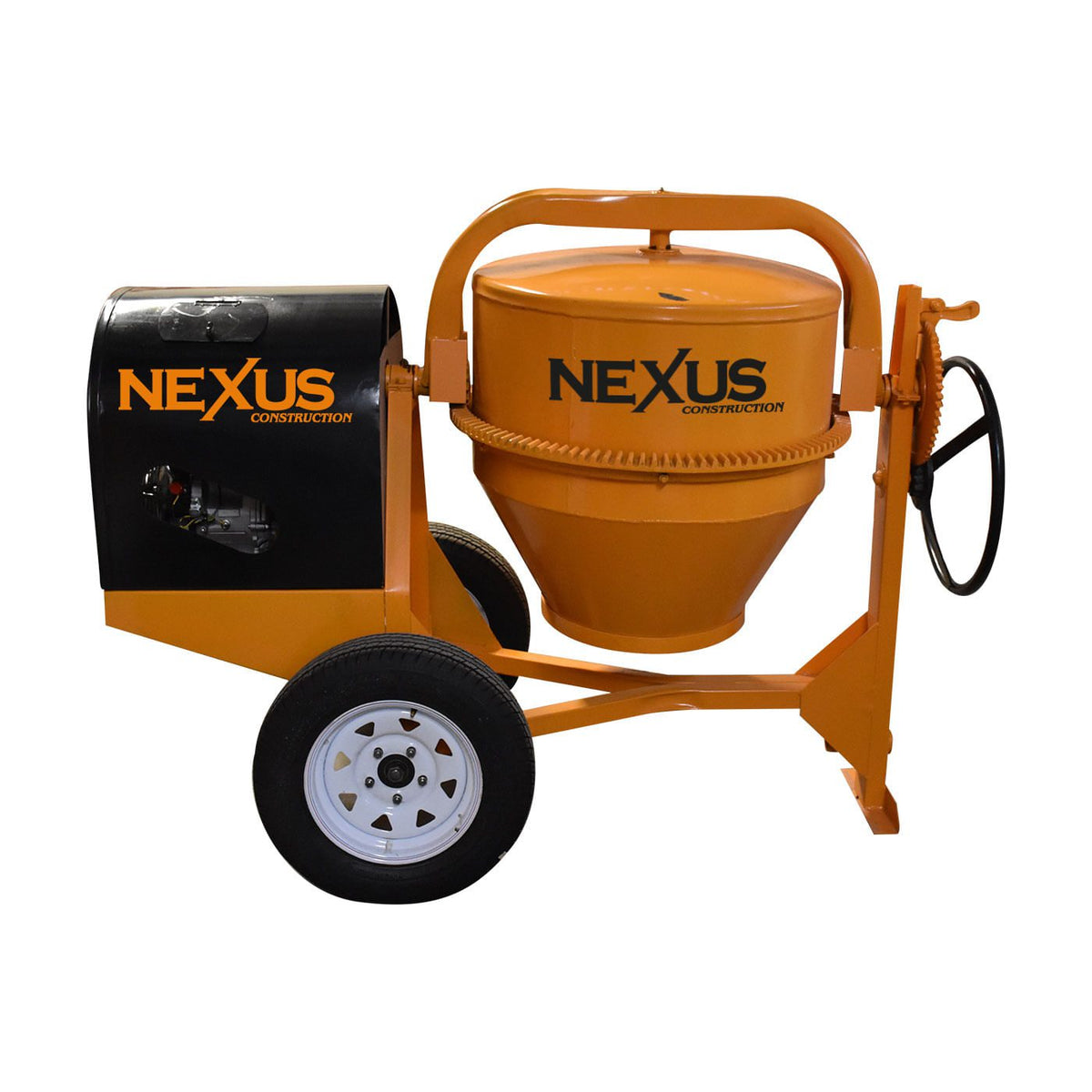 Revolvedora de concreto Nexus NEXHSK13 de 1 saco con motor Husky 13 HP, vista principal.