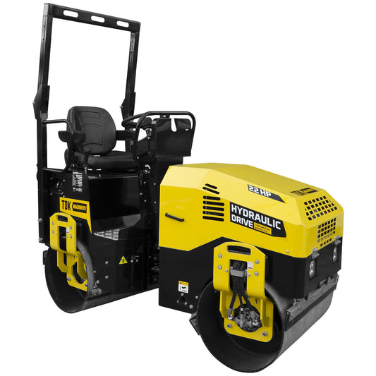 Rodillo vibratorio doble TDK TDKR1200, vista principal.