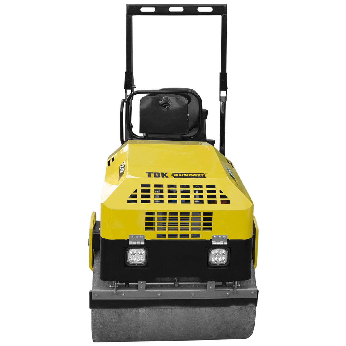 Rodillo vibratorio doble TDK TDKR1200, vista frontal.