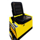 Rodillo vibratorio doble TDK TDKR990, detalle del asiento.