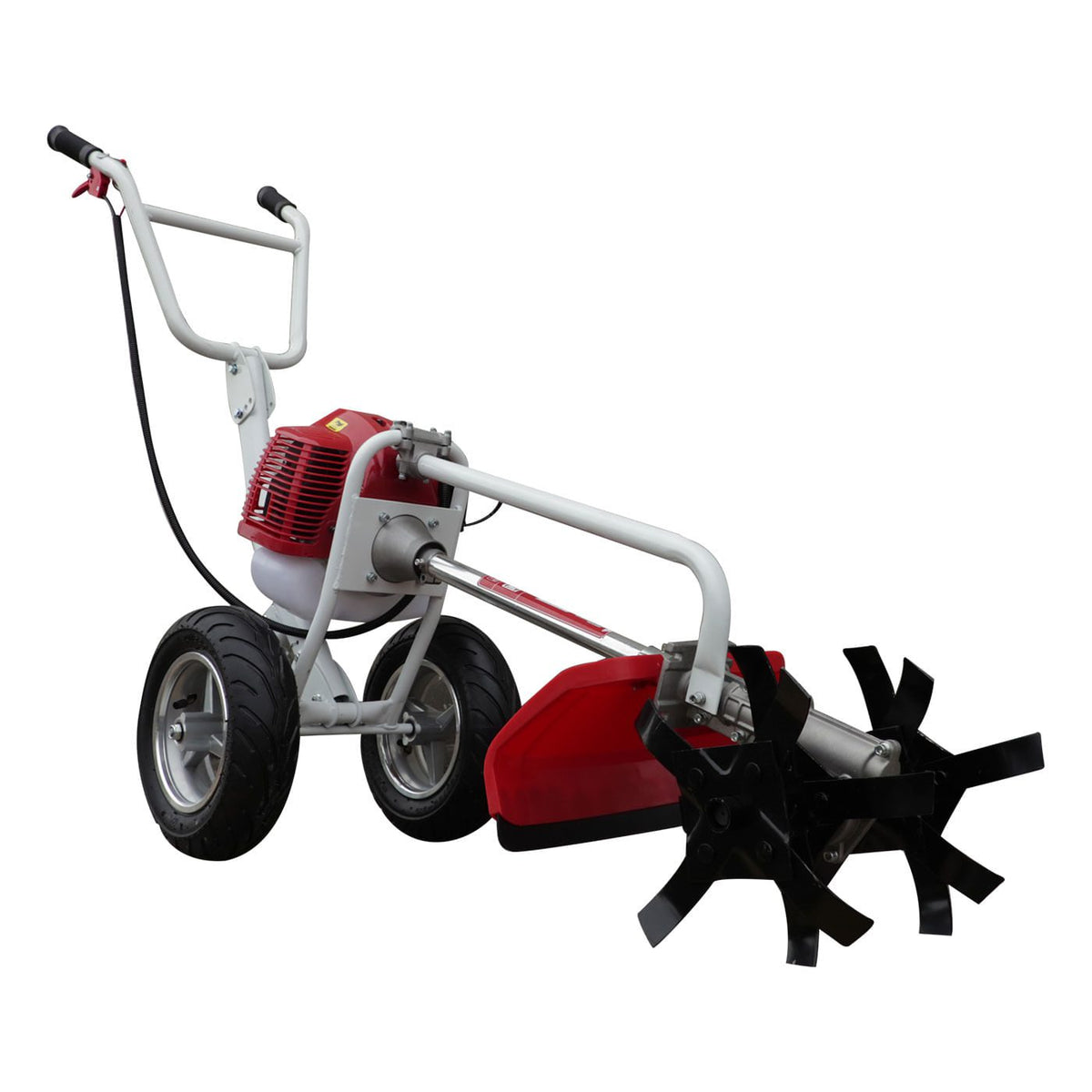 Segadora multifuncional Husky Power HKSM5200 de 52 cc, configuración como cultivador.