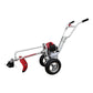 Segadora multifuncional Husky Power HKSM5200 de 52 cc, configuración como desmalezadora.