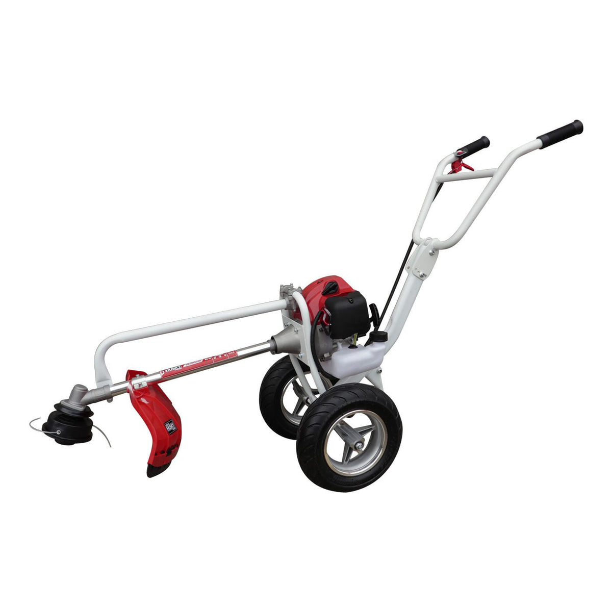 Segadora multifuncional Husky Power HKSM5200 de 52 cc, configuración como desmalezadora.