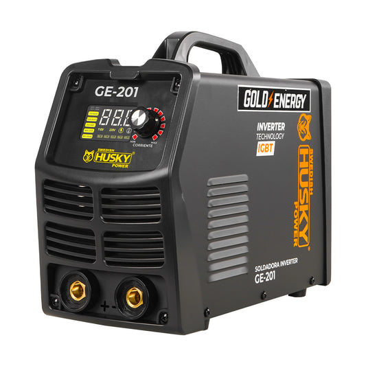 Soldadora inverter Husky Power GE-201 110/220 V, vista principal.