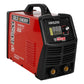 Soldadora inverter Husky Power HKS210 110/220 V, vista en tres cuartos.