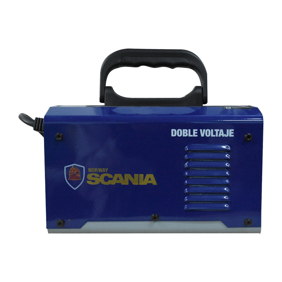 Soldadora inverter Scania SCA-135, vista lateral.