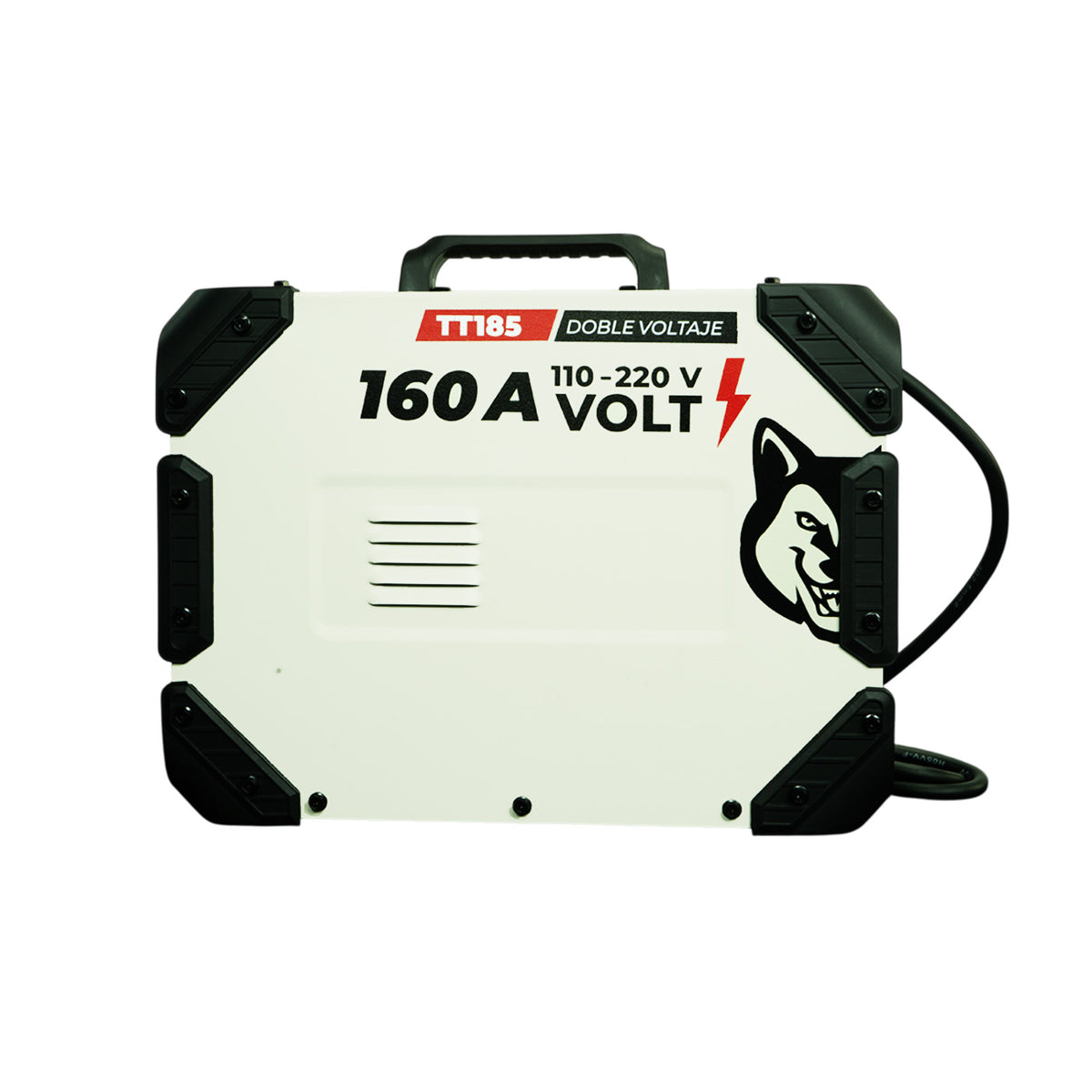 Soldadora inverter Swedish Husky Power TT185, vista lateral opuesta.