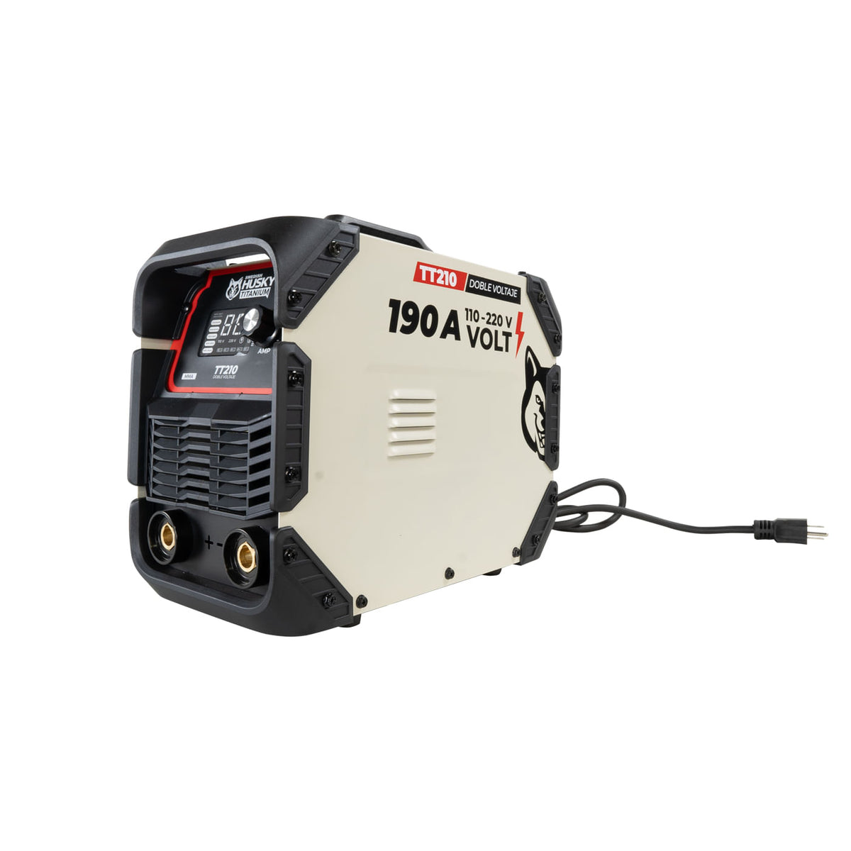 Soldadora inverter Swedish Husky Power TT210, vista principal.