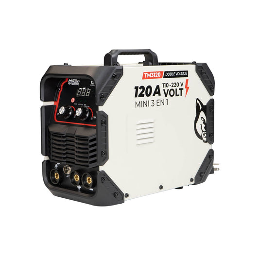Soldadora multiproceso Swedish Husky Power TM3120, vista principal.