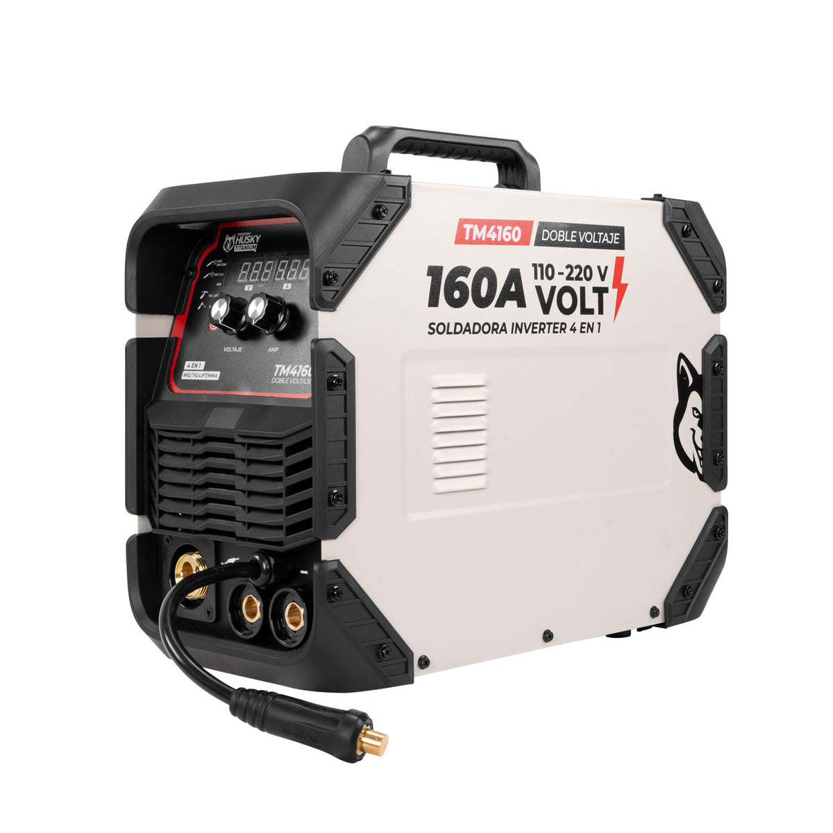 Soldadora multiproceso Swedish Husky Power TM4160, vista principal.
