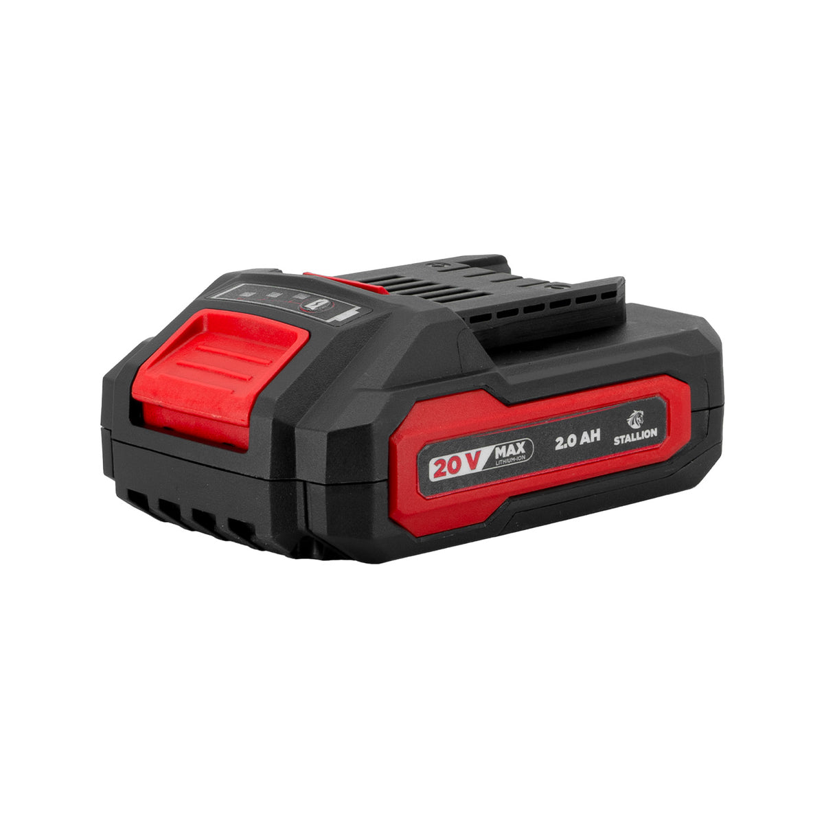 Batería de 20 V incluida con el taladro Stallion STCI20.