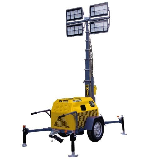 Torre De Luz Con Chasis De Remolque Mod. TDK Lampara Led 4X400W TDKTL700D