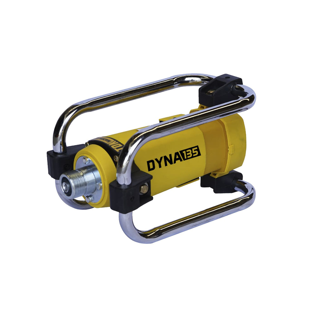 Vibrador de concreto eléctrico TDK DYNA135 con chicote de 3.5 m, vista en tres cuartos.