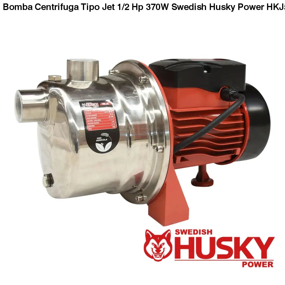 Bomba Centrifuga Tipo Jet 1/2 Hp 370W Swedish Husky Power
