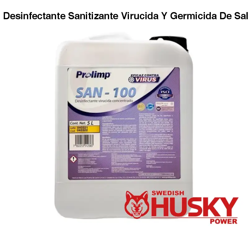 Desinfectante Sanitizante Virucida Y Germicida De Sales