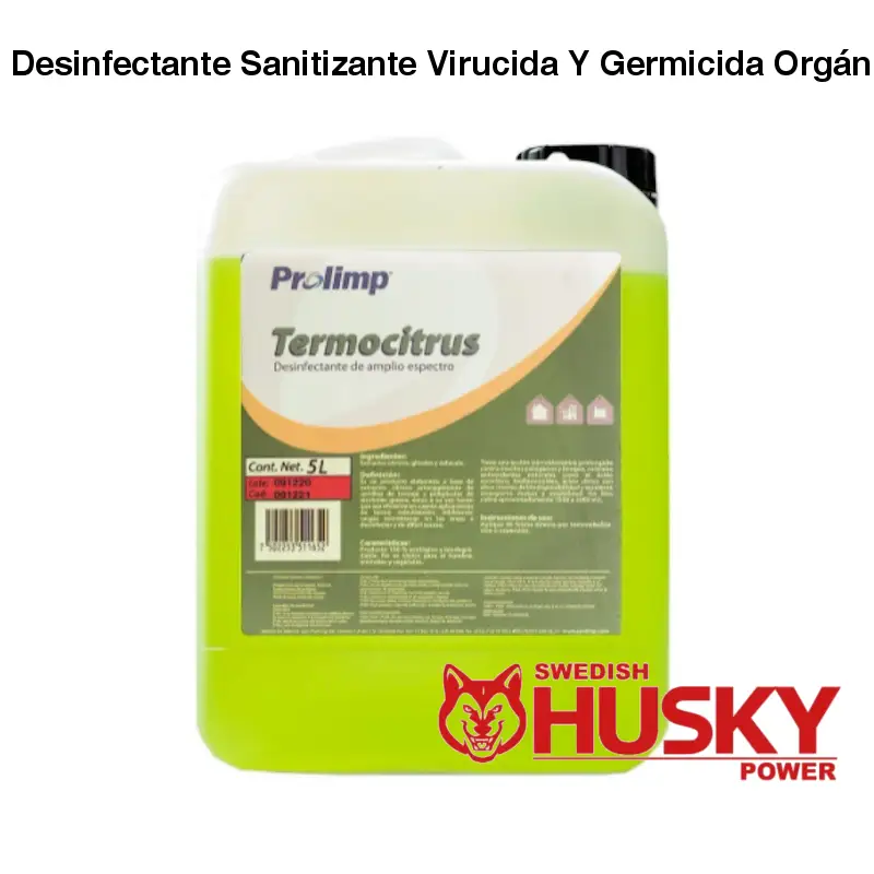 Desinfectante Sanitizante Virucida Y Germicida Orgánico