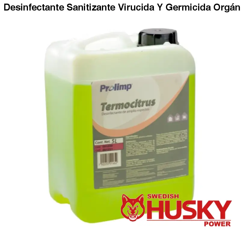Desinfectante Sanitizante Virucida Y Germicida Orgánico