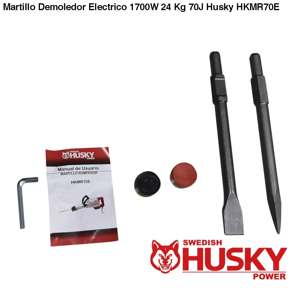 Martillo Demoledor Electrico 1700W 24 Kg 70J Husky HKMR70E
