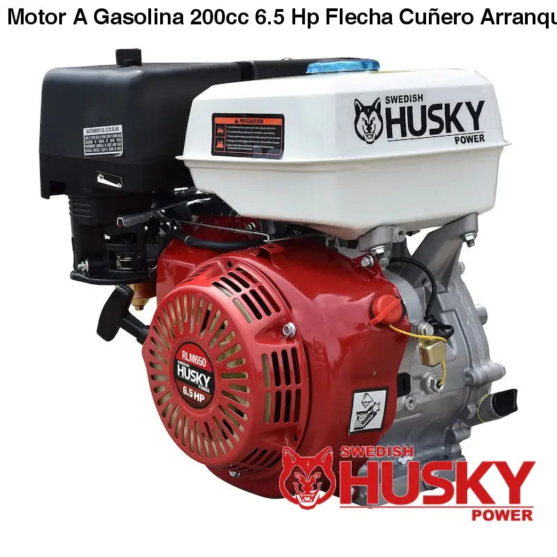 Motor A Gasolina 200cc 6.5 Hp Flecha Cuñero Arranque Manual